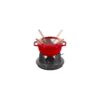 Staub Set fonduta in ghisa vetrificata 18cm 10pz - rosso