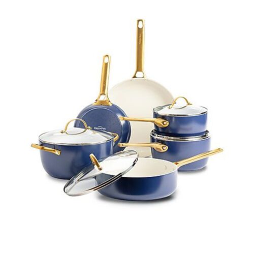 GREENPAN PADOVA Set pentole 10 pezzi - oxford blue oxford blue