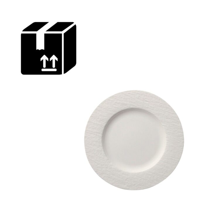Villeroy & Boch MANUFACTURE ROCK Set piatti x 6 persone, 12 pezzi “standard” - bianco