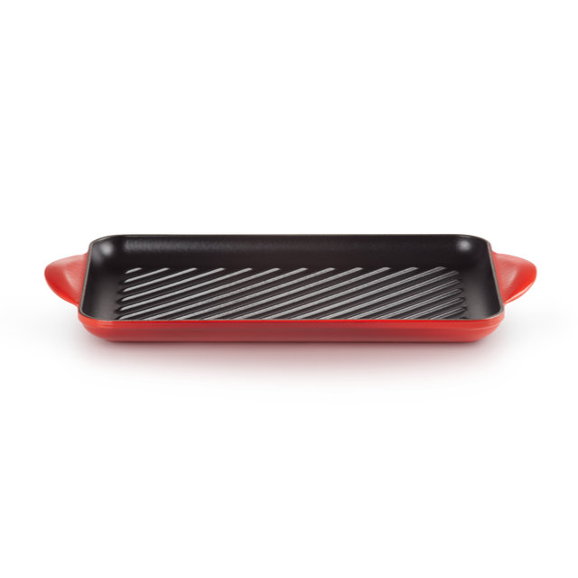 Le Creuset Grill rettangolare Tradition 32x22cm - ciliegia