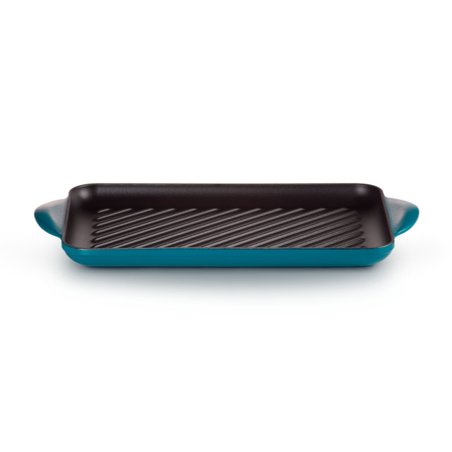 Le Creuset Grill rettangolare Tradition 32x22cm - deep teal