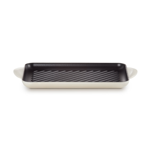 Le Creuset Grill rettangolare Tradition 32x22cm - meringue