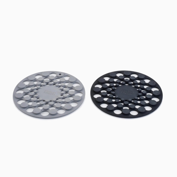 JJ_Spot-On_Set_of_2_Silicone_Trivets_Grey_20174_grey-1.jpg Joseph Joseph SPOT-ON Set 2 sottopentola