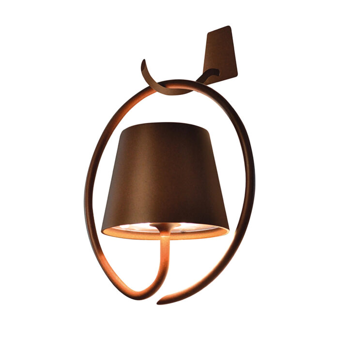 LD0689R3_1-copia.jpg Zafferano Lampes-à-Porter POLDINA Lampada da parete corten