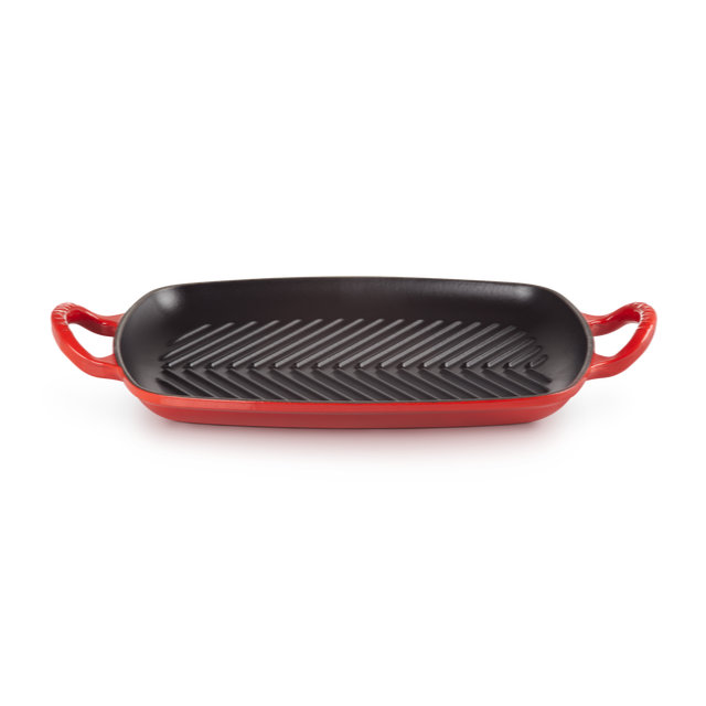 Le Creuset Grill rettangolare Evo 30x27cm - ciliegia