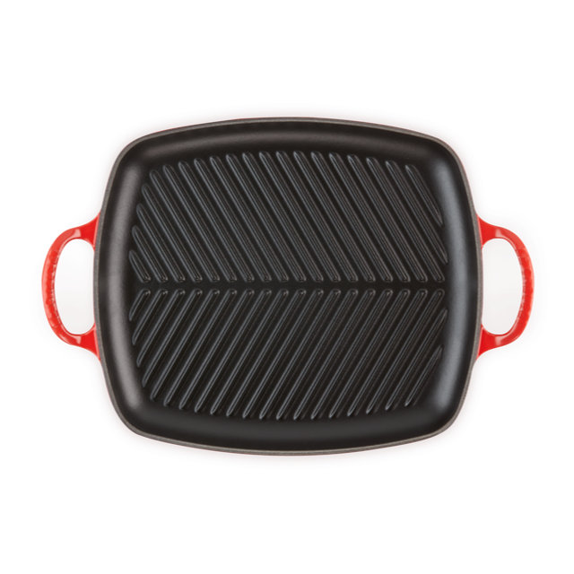 Le Creuset Grill rettangolare Evo 30x27cm - ciliegia
