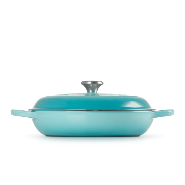 Le Creuset Tegami Tegame basso Evo 30cm - blu caribe blu caribe