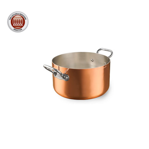 Senza-nome-1-35.jpg Agnelli 1907 Rame stagnato ind. Casseruola alta 2 manici