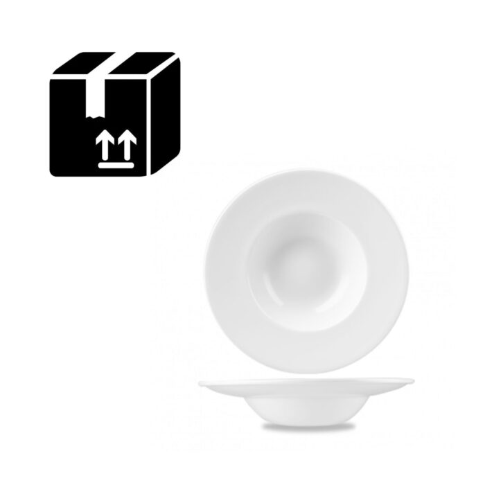 Churchill EVOLVE WHITE Kit piatti per 4 persone 12 pezzi "fondo ala larga" - white