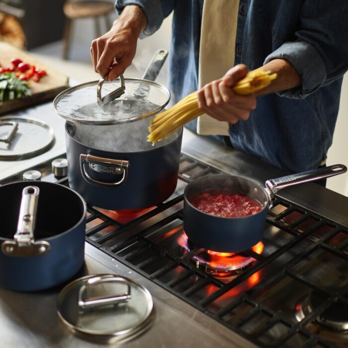 Joseph Joseph SPACE Casseruola 1 manico con coperchio - blu