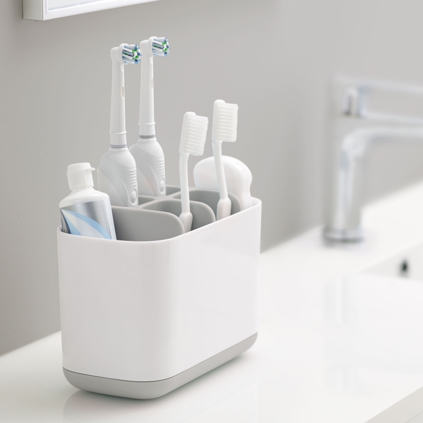Joseph Joseph EASYSTORE Portaspazzolino large – bianco/grigio - immagine 3