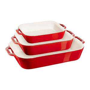 Staub Cocotte in ghisa vetrificata con cestello vapore - grigio