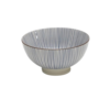 Zafferano Tableware Tue Bowl Media Righe Blu