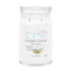 Yankee Candle CLEAN COTTON Signature large jar - bianca