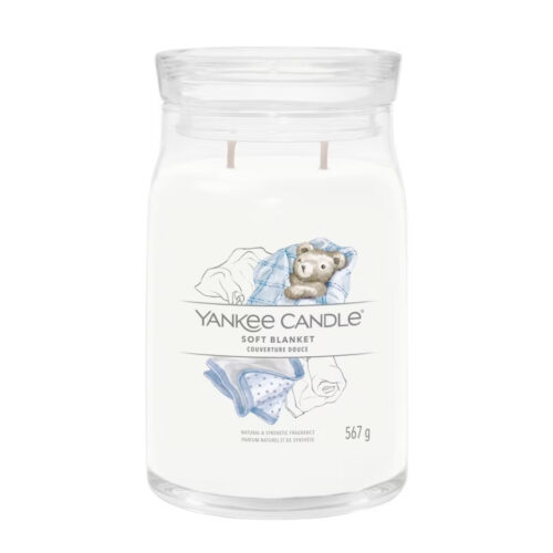 Yankee Candle SOFT BLANKET Signature large jar - bianca