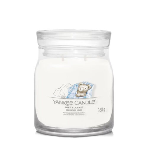 Yankee Candle SOFT BLANKET Signature medium jar - bianca