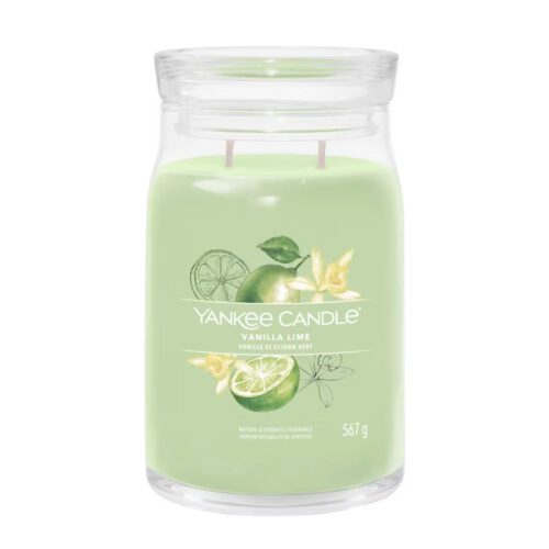 Yankee Candle VANILLA LIME Signature large jar - verde