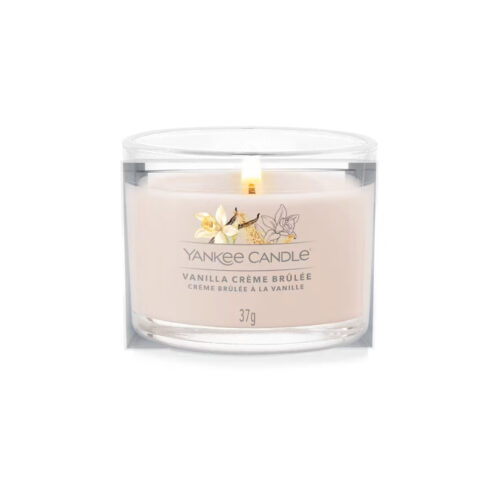 Yankee Candle VANILLA CRÈME BRULEE Candela votiva - marrone