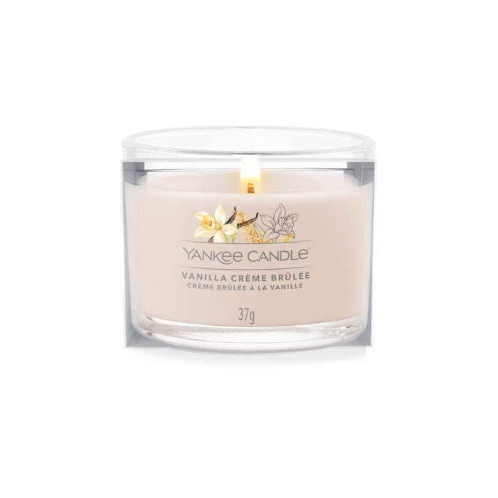 Yankee Candle VANILLA CRÈME BRULEE Candela votiva - marrone