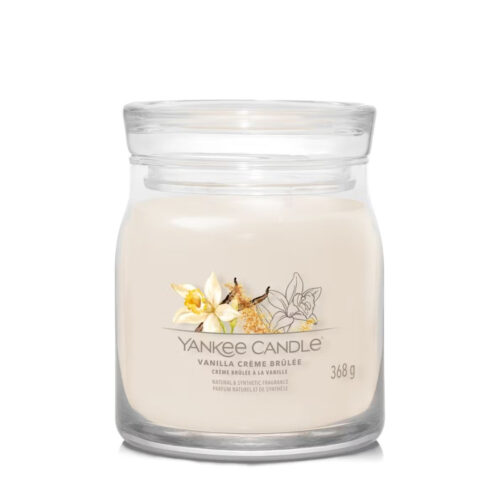 Yankee Candle VANILLA CRÈME BRULEE Signature medium jar - marrone