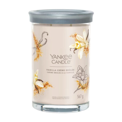 Yankee Candle VANILLA CRÈME BRULEE Signature large tumbler - marrone