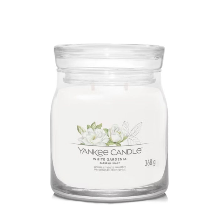 Yankee Candle WHITE GARDENIA Signature medium jar - bianca