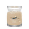 Yankee Candle AMBER & SANDALWOOD Signature medium jar - marrone