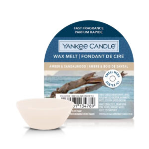 Yankee Candle AMBER & SANDALWOOD Candela votiva - marrone