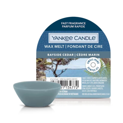 Yankee Candle BAYSIDE CEDAR Cera da sciogliere - blu