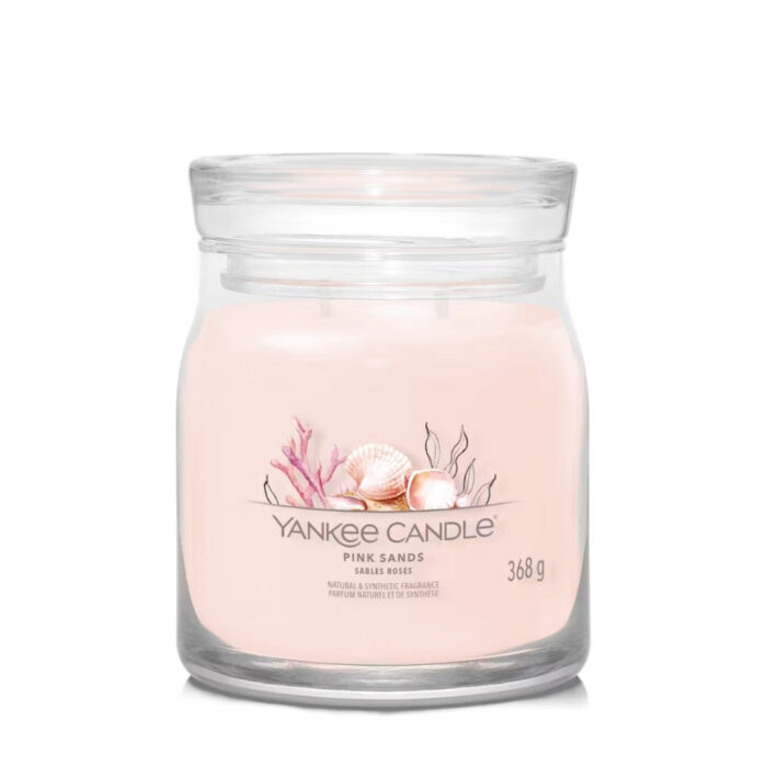 Yankee Candle PINK SANDS SIGNATURE medium jar - rosa
