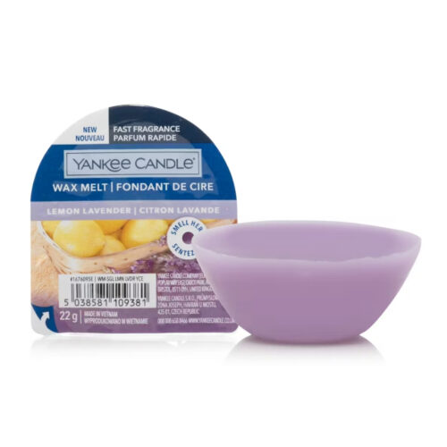 Yankee-Candle50.jpg Yankee Candle LEMON LAVENDER Cera da sciogliere - viola
