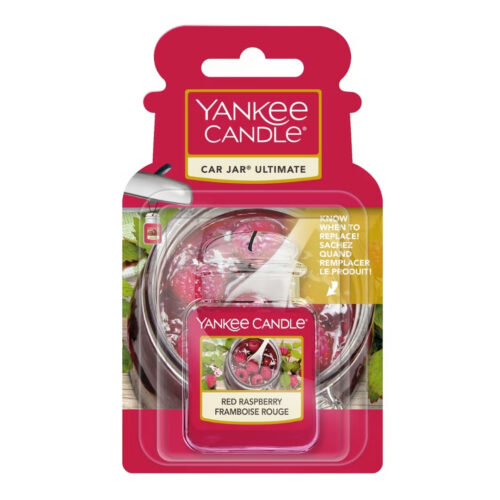 Yankee Candle RED RASPBERRY Car jar ultimate - rosso