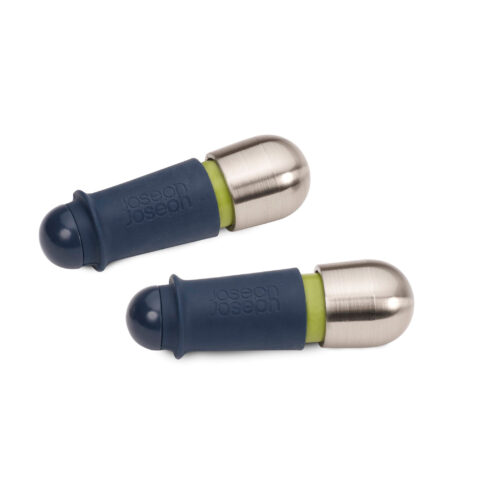 Joseph Joseph BARWISE Set di 2 tappi per vino con blocco