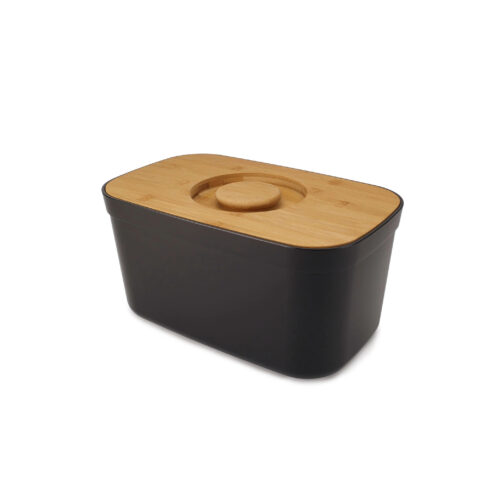 Joseph Joseph BREADBIN Cesto pane con tagliere - nero