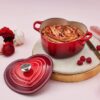 Le Creuset Cocotte Cuore 20cm - ciliegia ciliegia