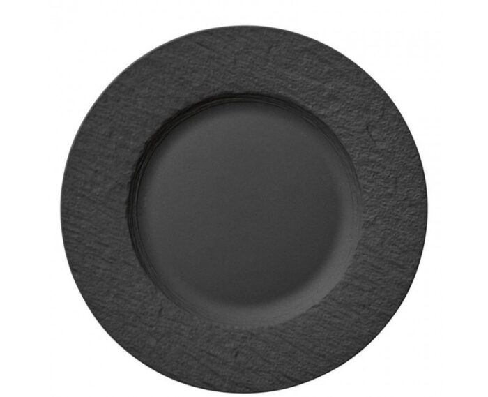 Villeroy & Boch MANUFACTURE ROCK Piatto dessert 22cm - nero