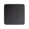 Villeroy & Boch MANUFACTURE ROCK Piatto quadrato gourmet 32,5x32,5cm - nero