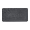 Villeroy & Boch MANUFACTURE ROCK Piatto multifunzione rettangolare 28x17cm - nero