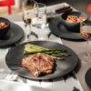 manufacture-rock-nero-gourmet.jpg Villeroy & Boch MANUFACTURE ROCK Piatto gourmet tondo 31cm - nero