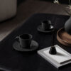 Villeroy & Boch MANUFACTURE ROCK Piattino tazza espresso 12cm - nero