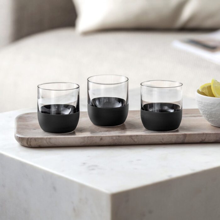 Villeroy & Boch MANUFACTURE ROCK Set 4 shot