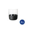 Villeroy & Boch MANUFACTURE ROCK Set 4 tumbler