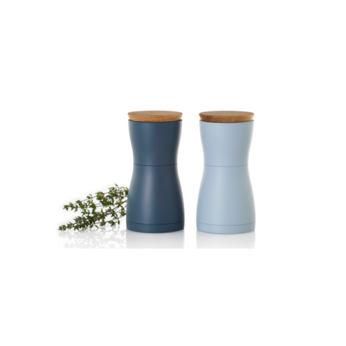 AdHoc TWIN Macinapepe/sale set - blu/azzurro