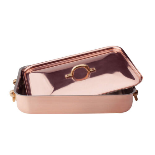 products-rostiera_rame.jpg Agnelli Rostiera in rame stagnato con coperchio