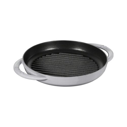 pure-grill-30cm-grigio.jpg Staub Griglia tonda in ghisa vetrificata 30cm - grigio