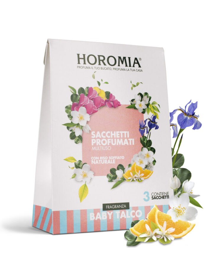Horomia sacchetti profumati Baby talco