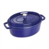 Staub Cocotte ovale in ghisa vetrificata 29cm - blu