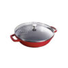 Staub Wok con griglia 30cm - rosso