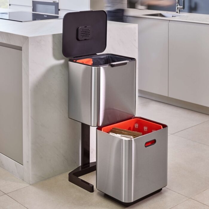 Joseph Joseph TOTEM TOTEM Unità separazione rifiuti 60L - acciaio