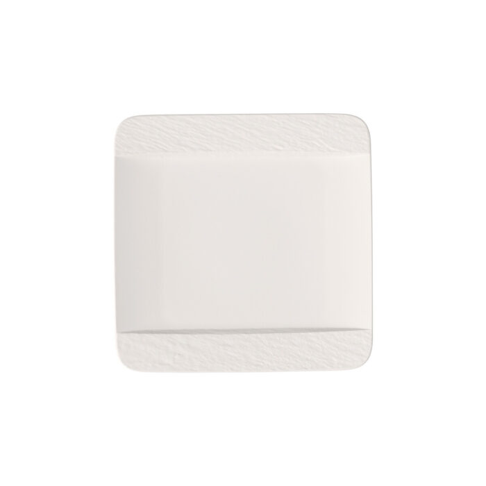 Villeroy & Boch MANUFACTURE ROCK Piatto piano quadrato 28cm - bianco
